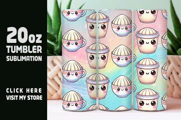 Dumpling Tumbler Wrap, Dumpling Cup Tumb