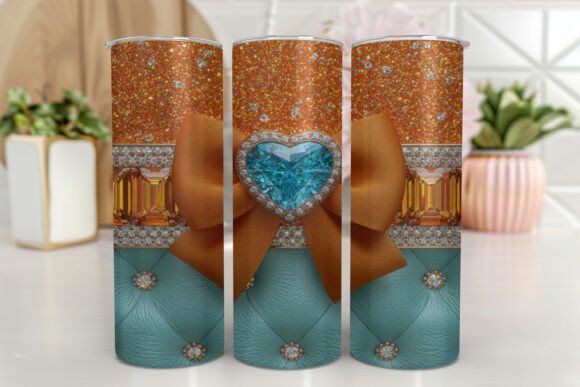 Glam Bling 20 Oz Skinny Tumbler