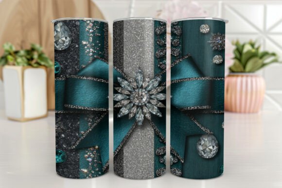 Luxury Tumbler Wrap Png, Glam Bling 20oz