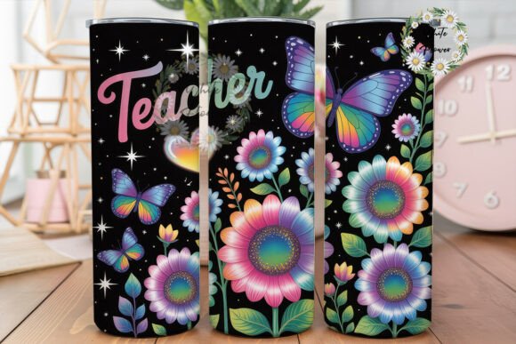 Magical Sunflower Teacher Tumbler Wrap