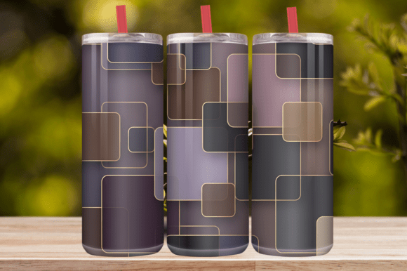 Modern Geometric Luxe Tumbler Wrap