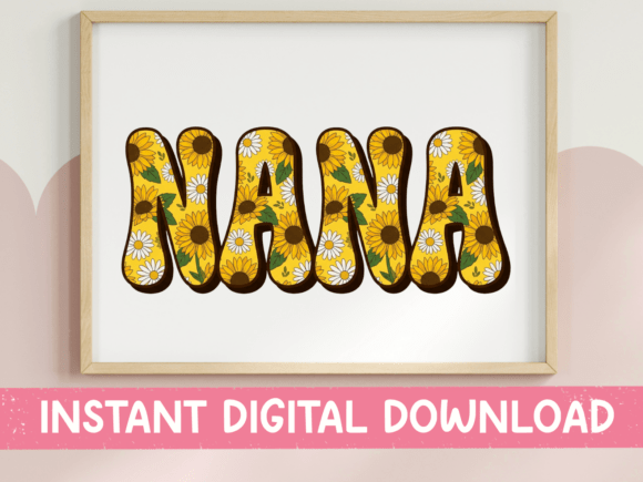 Nana Sunflower Daisy SVG