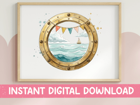 Porthole Ocean View SVG