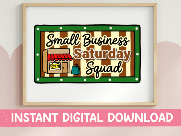 Small Business Saturday Squad SVG