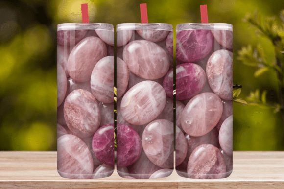 Soft Pink Gem Glow Tumbler Wrap