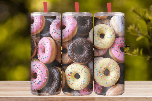 Sweet Donut Delight Tumbler Wrap