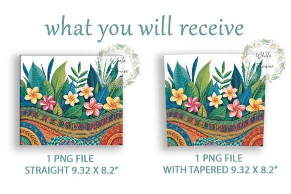Tropical Blossom 20oz Tumbler Wrap